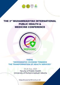 PROCEEDING MUHAMMADIYAH INTERNATIONAL PUBLIC HEALTH AND MEDICINE CONFERENCE - THIRD EDITION VOL. 3 NO. 1 (2023)