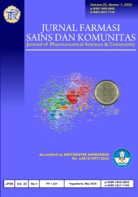 Jurnal Farmasi Sains dan Komunitas. Vol. 22. No. 1. 2025