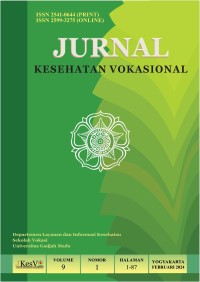 Jurnal Kesehatan Vokasional Vol 10, No 1 (2025) February