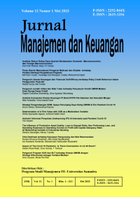JURNAL MANAJEMEN DAN KEUANGAN, VOL.12, NO.1, MEI 2023