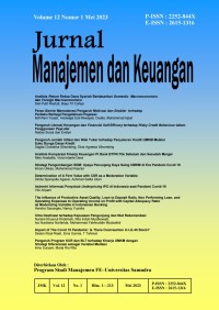 JURNAL MANAJEMEN DAN KEUANGAN, VOL 13, NO. 2, NOVEMBER 2024
